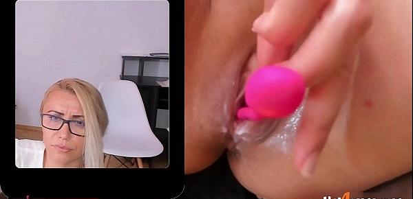  Euro MILF slut with vibrator in pussy is squirting rivers at work  ONLINE NOW on katehaven.hot4cams.com